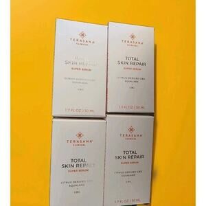 4 Pack Terasana Total skin repair Super Serum 1.7 FL ounces New In Box Excellent